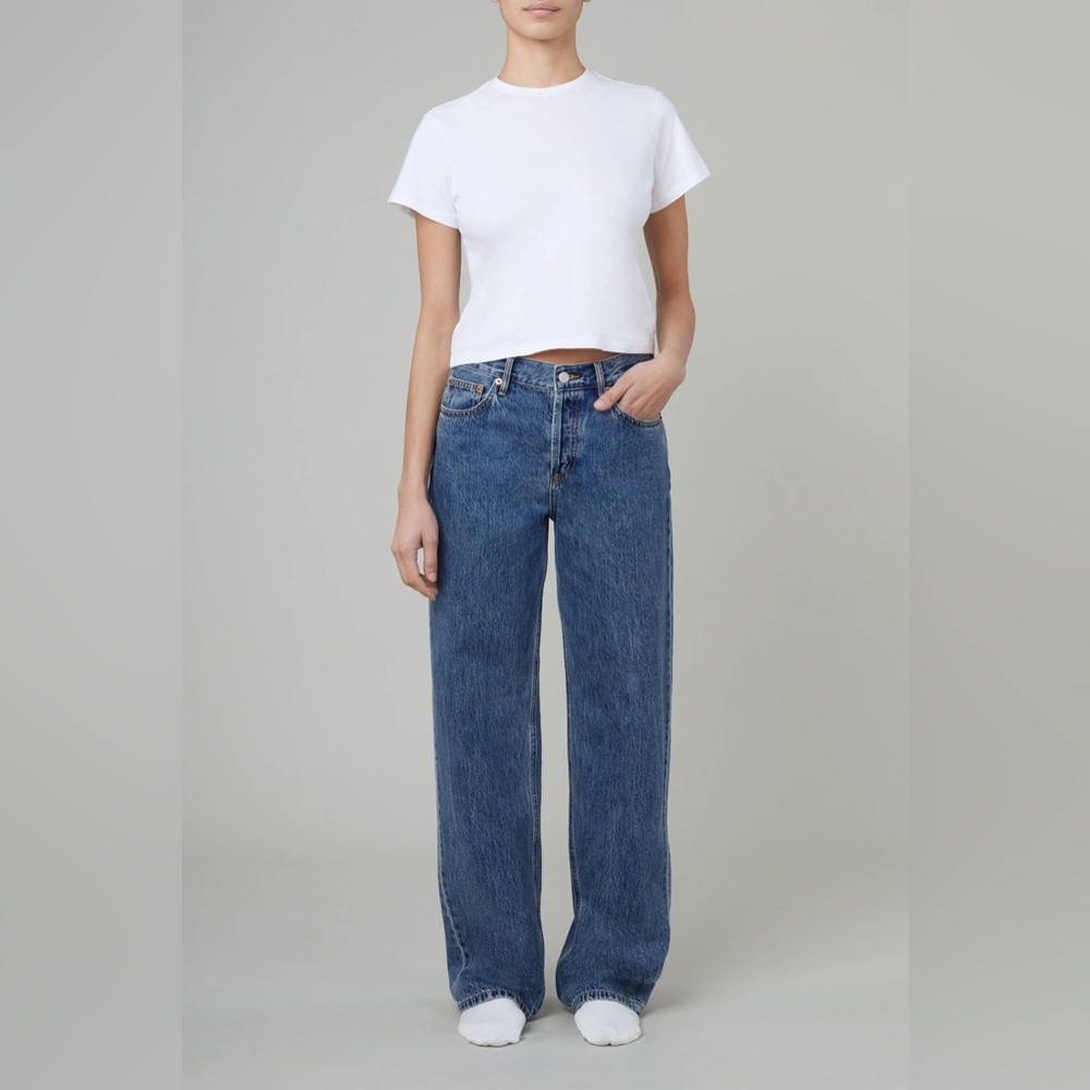 Still Here NYC Everyday Jeans in Classic Blue 24
